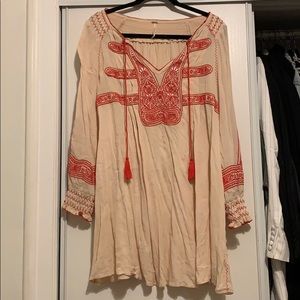Free People embroidered dress
